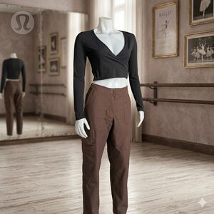 Lululemon Nulu Long-Sleeve Cropped Wrap